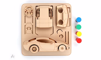 DIY 3D CAR PUZZLE