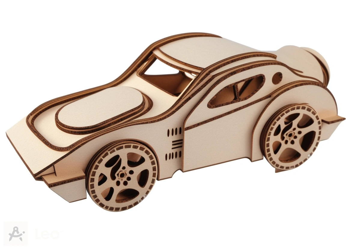 DIY 3D CAR PUZZLE-2