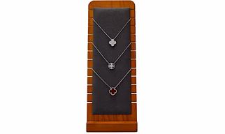 Solid Wood Necklace Organizer and Display Stand, Necklace Showcase Holder, Jewelry Display
