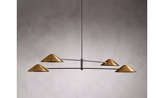 4 light Mid Century Stilnovo Chandelier Ceiling Light Pendant Lamp , Modern Contemporary Ceiling Pendant Lighting Dining