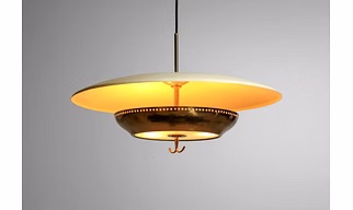 Modern Mid Century Chandelier Ceiling Fixture Vintage Light Sputnik Brass Pendant