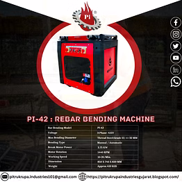 rebar bending mcachine