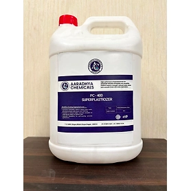 Aaradhya Chemicals Super Plasticizing Admixture For Concrete & Mortar | Reduces Shrinkage & Cracks | Enhances Strength, Workability, & Durability-PC-400 (5 Kg)