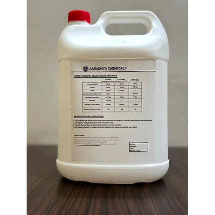 Aaradhya Chemicals Super Plasticizing Admixture For Concrete &amp; Mortar | Reduces Shrinkage &amp; Cracks | Enhances Strength, Workability, &amp; Durability-PC-400 (5 Kg)-1