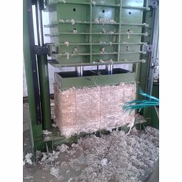 double cylinder box lifitng hydraulic bale press machine