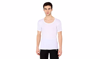 Pure Cotton Half Sleeve Vest For Men