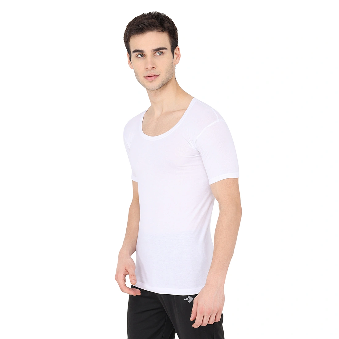 Pure Cotton Half Sleeve Vest For Men-1