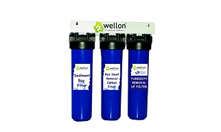 3-Stage Whole House Water Filtration System with PVDF UF, Sediment, and Carbon Filters – Ultimate Home Water Purifier for Clean, Safe, and Healthy Water (Turbidity Remover)