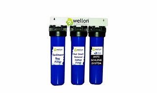Tank Filtration System | water softner for bathroom, Whole House Filter for Salt less Water softner Effective Scaling & Hard Water Treatment with Triple Filter Setup, water filter for home