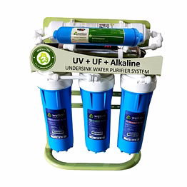 uv + uf + alkaline undersink water purifier system