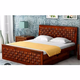 wooden cot
