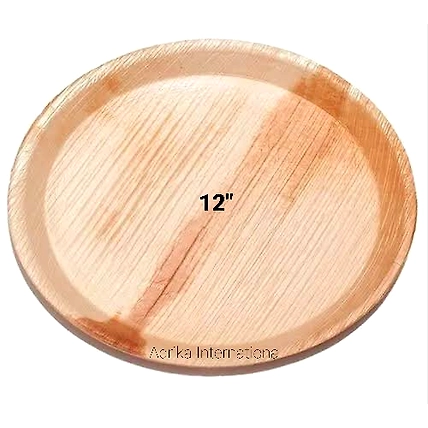 Areca Leaf Round Plates-12633824
