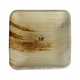 areca leaf square plates