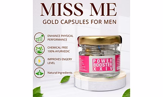 MISS ME POWER BOOSTER GOLD CAPSULES FOR MEN