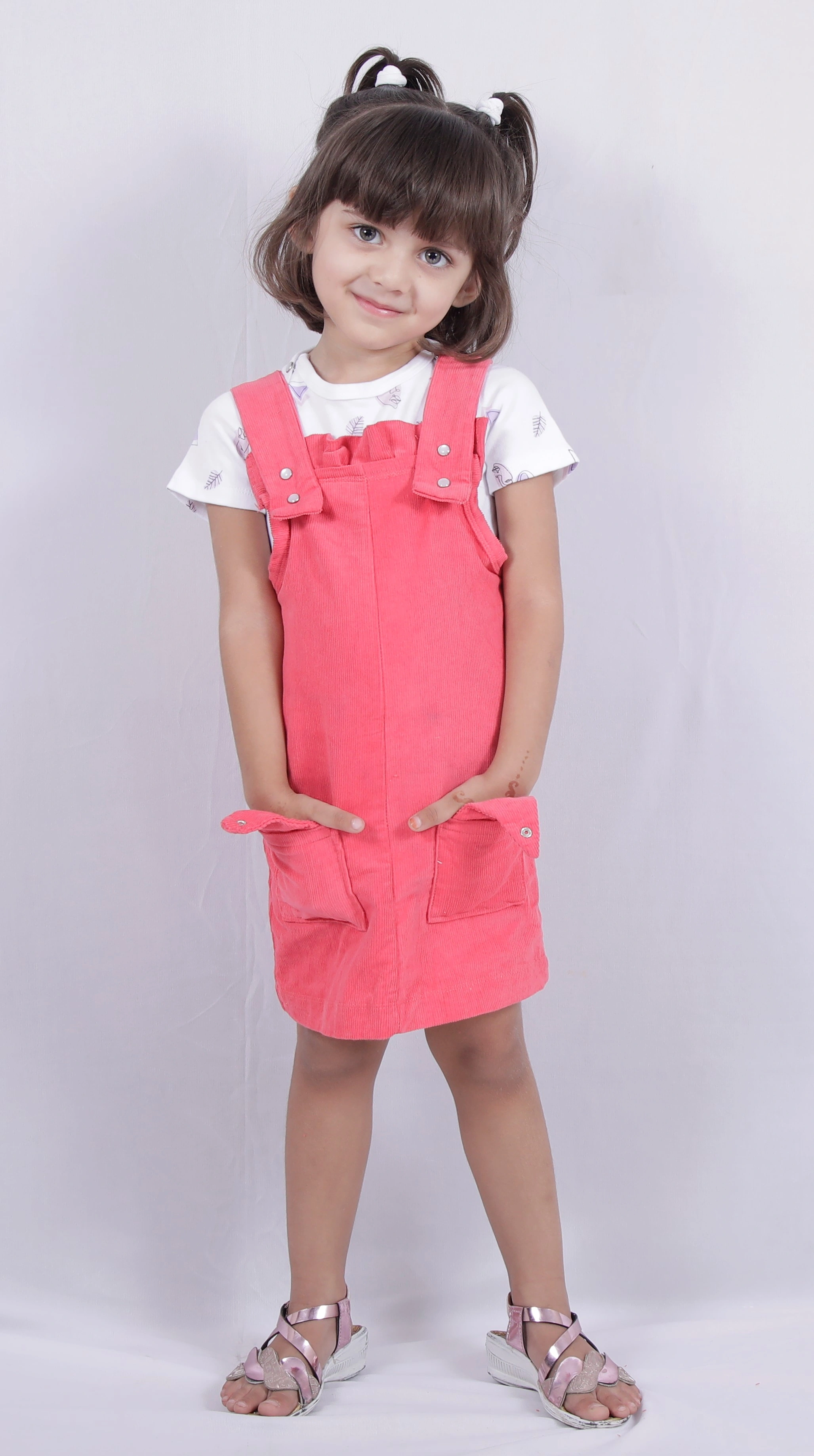 Pink Middy for 4-5year Girl-12628542