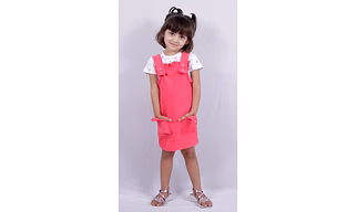 Pink Middy for 4-5year Girl