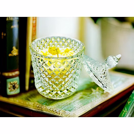 crystal jar candle