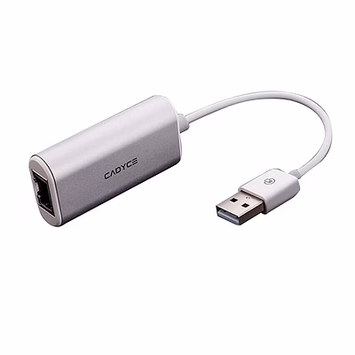 cadyce ca-u2e usb to ethernet adapter (white)