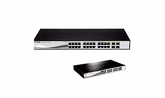 D-Link DGS-1210-28P 28 Port PoE Gigabit Smart Switch Including 4 Combo SFP Ports D-Link