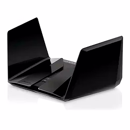 netgear nighthawk ax12 12-stream wifi 6 router (rax200) - ax11000 tri-band wireless speed (up to 10.8 gbps) | coverage for large homes | 4 x 1g and 1 x 2.5g ethernet ports | 2 x 3.0 usb, black