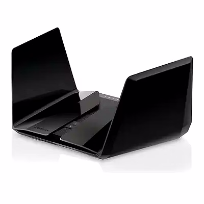 netgear nighthawk ax12 12-stream wifi 6 router (rax200) - ax11000 tri-band wireless speed (up to 10.8 gbps) | coverage for large homes | 4 x 1g and 1 x 2.5g ethernet ports | 2 x 3.0 usb, black