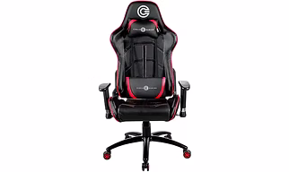 Circle Gaming CH75 Red/Black All Moulded Foam with 4D ARM Rest Having PU + PVC Cover Material with Adjustable Backrest Angle : 90-180 Degree with Class 4 Gas Lift Gaming Chair