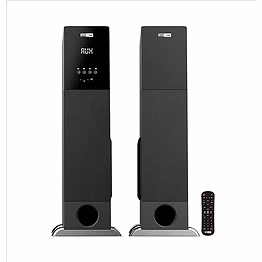 altec lansing al-4005 140 watt wireless bluetooth multimedia tower speaker (black)