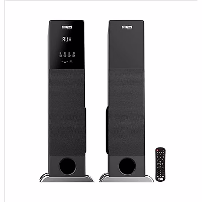 altec lansing al-4005 140 watt wireless bluetooth multimedia tower speaker (black)
