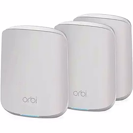 netgear orbi larger whole home dual band mesh wifi 6 system (rbk353) router with 2 satellite extenders | coverage up to 4,000 sq. ft. and 30+ devices | ax1800 wifi 6 (up to 1.8gbps, dual_band)