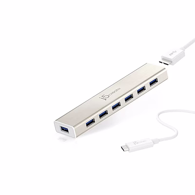j5 create usb type-c 7-port hub jch377