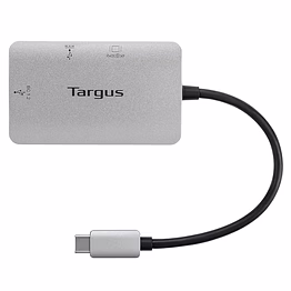 targus usb-c 4k hdmi video adapter with 100w power delivery pass-through(aca948ap)