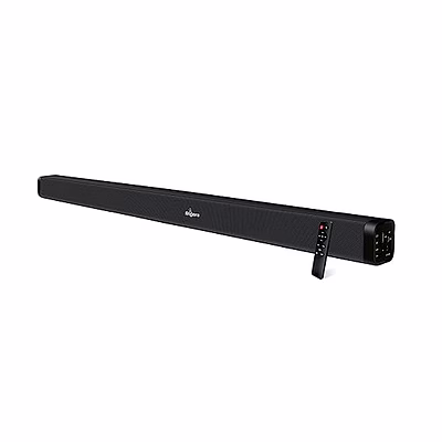 fingers sound guru 20 w wired soundbar with 2.0 stereo speaker for tv/pc/projectors/tablets (black)