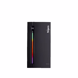 fingers rgb-flow india's first micro atx pc c2 fashion computer case cabinet with argb leds