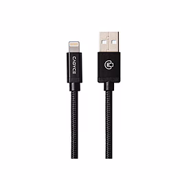 cadyce usb lightning cable for ipod, iphone & ipad (black) (1m)