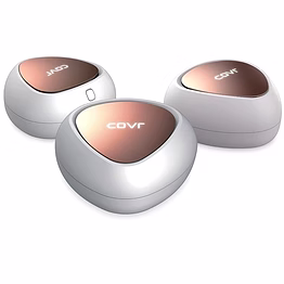 d-link covr1203 ac1200 dual band whole home wi-fi system (rose gold) - pack of 3