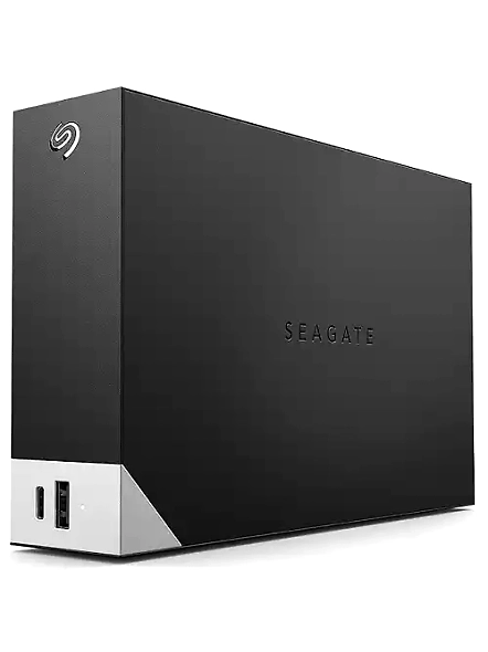 Seagate One Touch Hub 10TB Desktop External HDD – USB-C &amp; USB 3.0 Port, with 3 yr Data Recovery Services, for Computer PC Laptop Mac, 6 Month Mylio Create and Dropbox Plan (STLC10000400), Black-YP-7FFI-YEY4