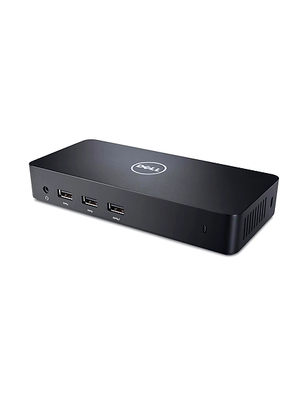 Dell D3100 USB 3.0 Ultra HD Triple Video Docking Station, Black-B00-O0M4-6KO