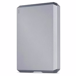 lacie mobile drive 5tb external hard drive hdd – space grey, usb-c and usb 3.0 compatible, for both mac and pc (sthg5000402)
