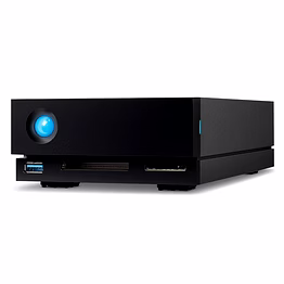 lacie 1big dock | thunderbolt 3 storage hub for filmmakers | cf & sd card slots | dual 4k display support | usb-c & usb 3.0 | 80w laptop charging