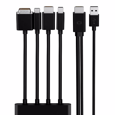 hdmi digital av, mini displayport, usb-c, vga to hdmi, supports 4k uhd and audio,belkin