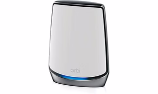 Netgear Orbi Whole Home Tri-Band Mesh WiFi 6 Add-on Satellite (RBS850) Works with Your Orbi WiFi 6 System Adds up to 2,500 sq. ft. Coverage AX6000 (Up to 6Gbps), White