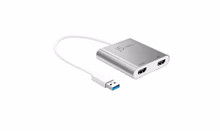 J5 CREATE JUA365 USB 3.0 to Dual HDMI Multi-Monitor Adapter