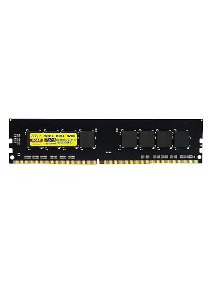 Dolgix Gold 32GB DDR4 3200MHz|Desktop RAM (Memory) U-DIMM | Long-DIMM | PC4-25600,CL19, (2RxDual Rank) 5Years Warranty (Made in India)-B09B7QN9GP