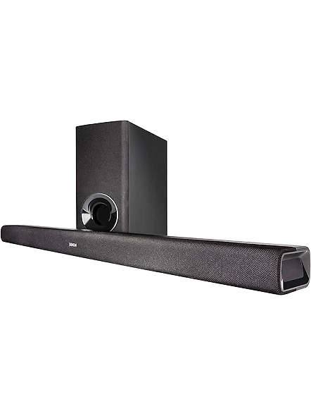 Denon DHT-S316 0.3 Watt 2.1 Channel Wireless Bluetooth Soundbar with Dolby Digital and DTS (Black)-B07HN2HMYB