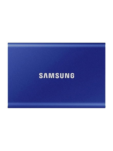 Samsung T7 1TB Up to 1,050MB/s USB 3.2 Gen 2 (10Gbps, Type-C) External Solid State Drive (Portable SSD) Blue (MU-PC1T0H)-code081