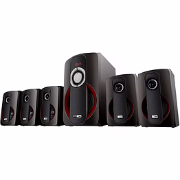 altec lansing al-5.1-04 delivers cinematic audio with 5.1 channels and 40w of total power.