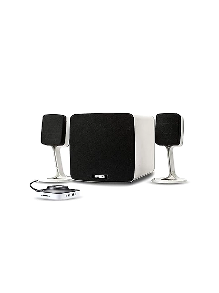 Altec Lansing AL-2.1-02. This compact 2.1 channel speaker system delivers 38 watts of powerful sound, perfect for music, movies, and games-code102