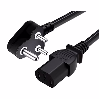 cmpl power cord | computer mains power cable cord for desktop | 3 pin power cable for pc | power cable for monitor, smps, and printer | power supply | tv 240 volt