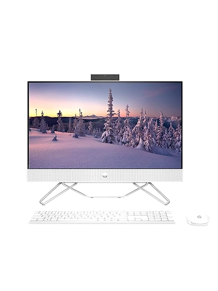 HP All-in-One 12th Gen Intel Core i3-27inches/68.6 cm 8GB RAM/512GB SSD/FHD, Micro-Edge, Anti-Glare Display/Wireless Keyboard &amp; Mouse/Intel UHD Graphics/Windows 11/MSO 2021, 27-cb1345in-B0B4SK9VX6