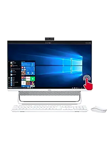 Dell Inspiron Intel 27 7700 Touch All in One Desktop 11th Generation Core i7-1165G7 16GB RAM, 1TB HDD+512GB SSD, 2GB Graphics Windows 10 + MS Office 27&quot; FHD All in One Desktop - Silver-B08QDKDXLZ